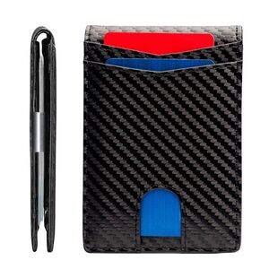 RFID Blocking Wallet w/ Money Clip